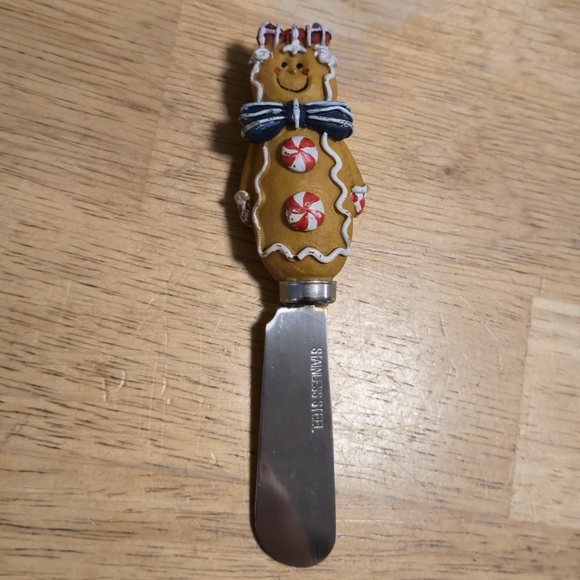 3-Pack Stainless Steel Spreader Knives Christmas Gingerbread Man - Picture 5 of 6